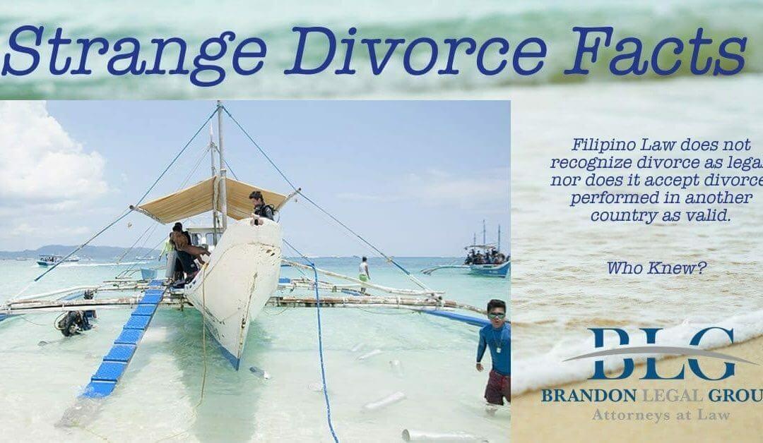 Strange Divorce Facts – Divorce isn’t legal there??