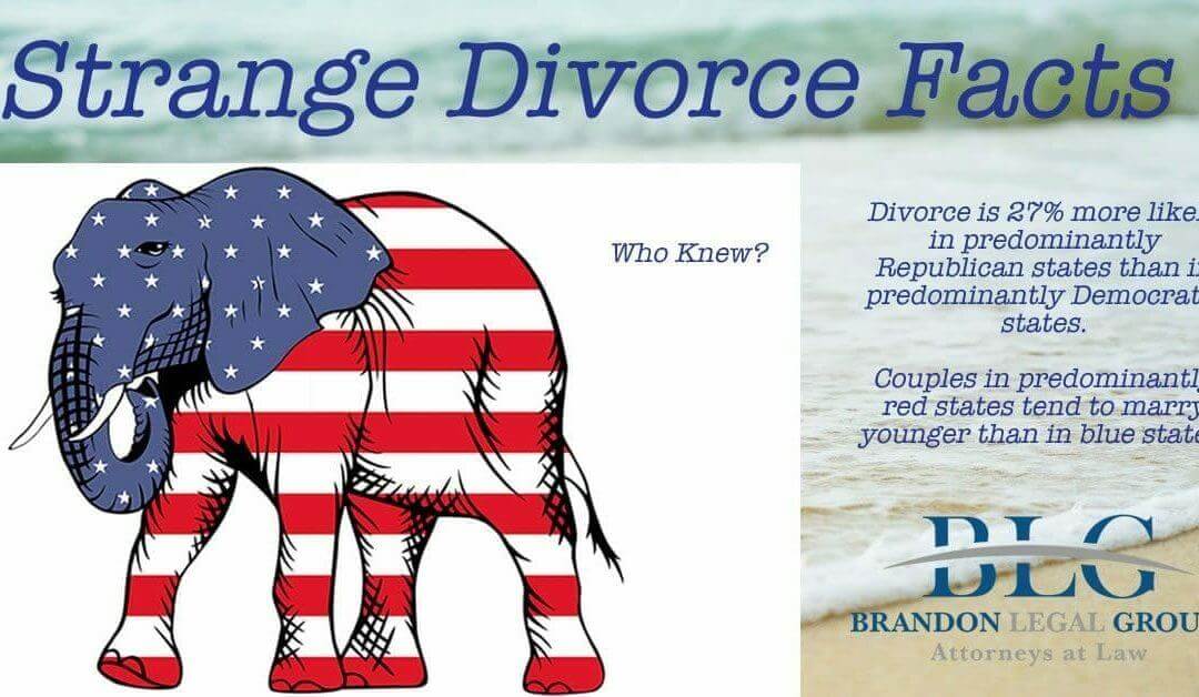 Strange Divorce Facts – Red State Divorce Rates