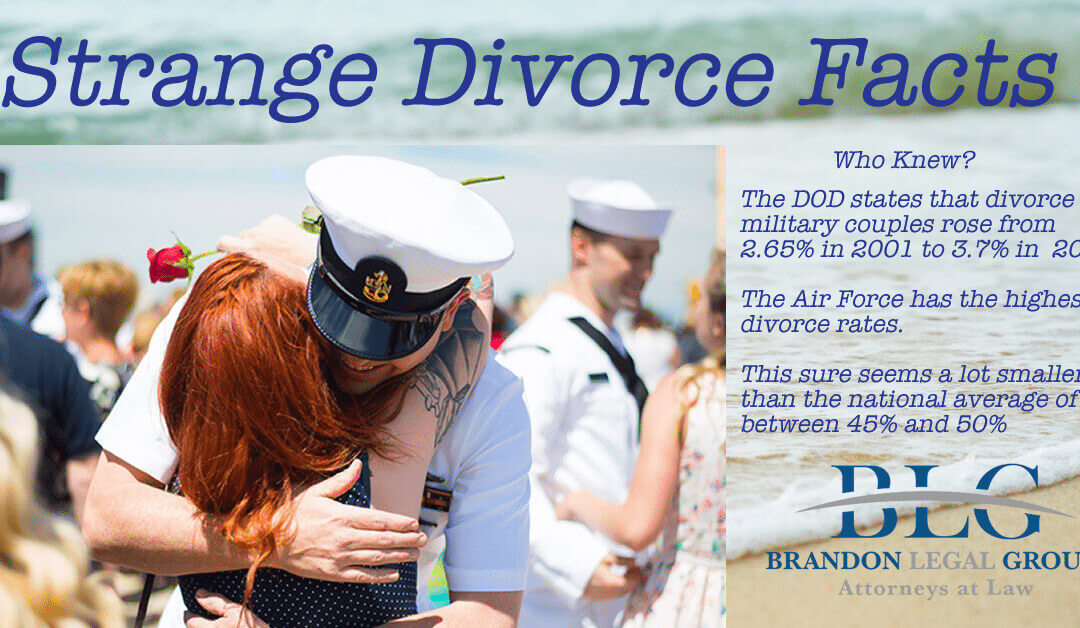 Strange Divorce Facts –  Military Divorce