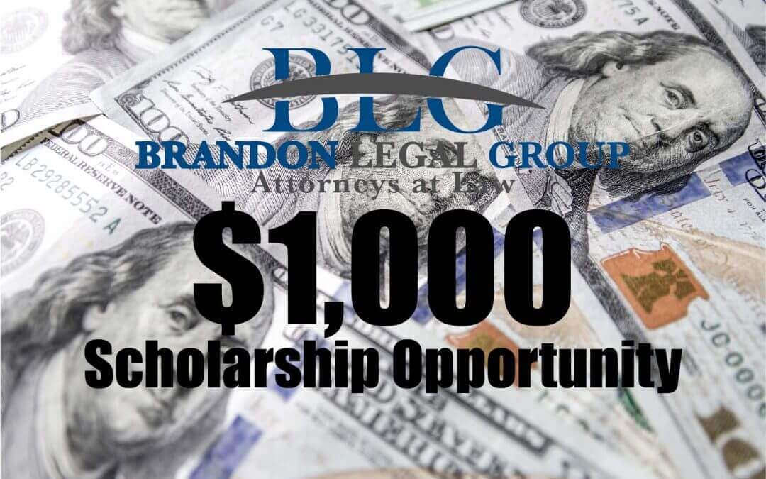 BLG Scholarship Opportunity  brandon legal group