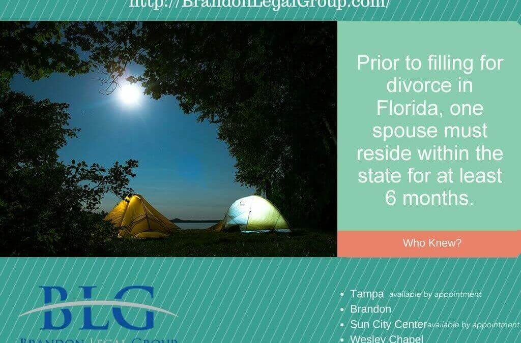 Florida Divorce, Residency Requirements | Brandon Legal Group