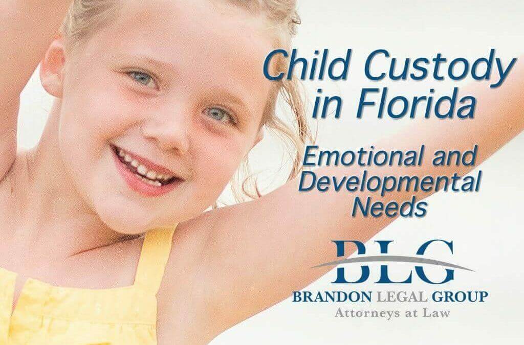 Florida Custody Standards – Emotional & Developmental Needs