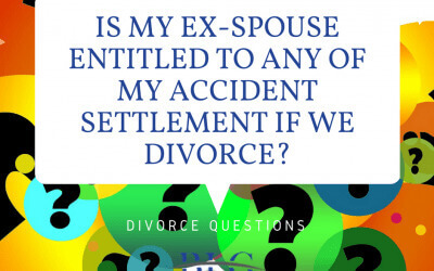 Is my ex-spouse entitled to any of my accident settlement if we divorce?