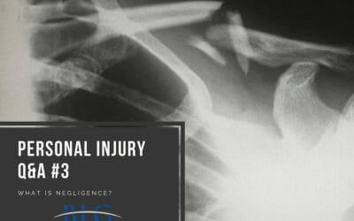 Personal Injury Q&A – What is negligence?