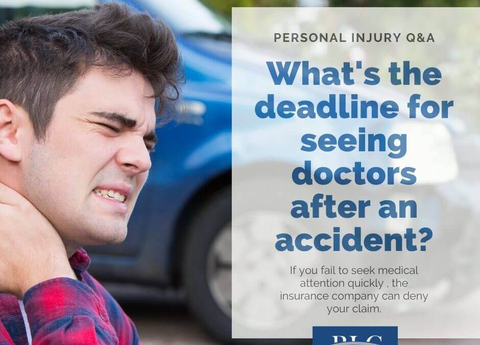 Personal Injury Medical Deadline