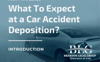 What To Expect at a Car Accident Deposition – First in a Series