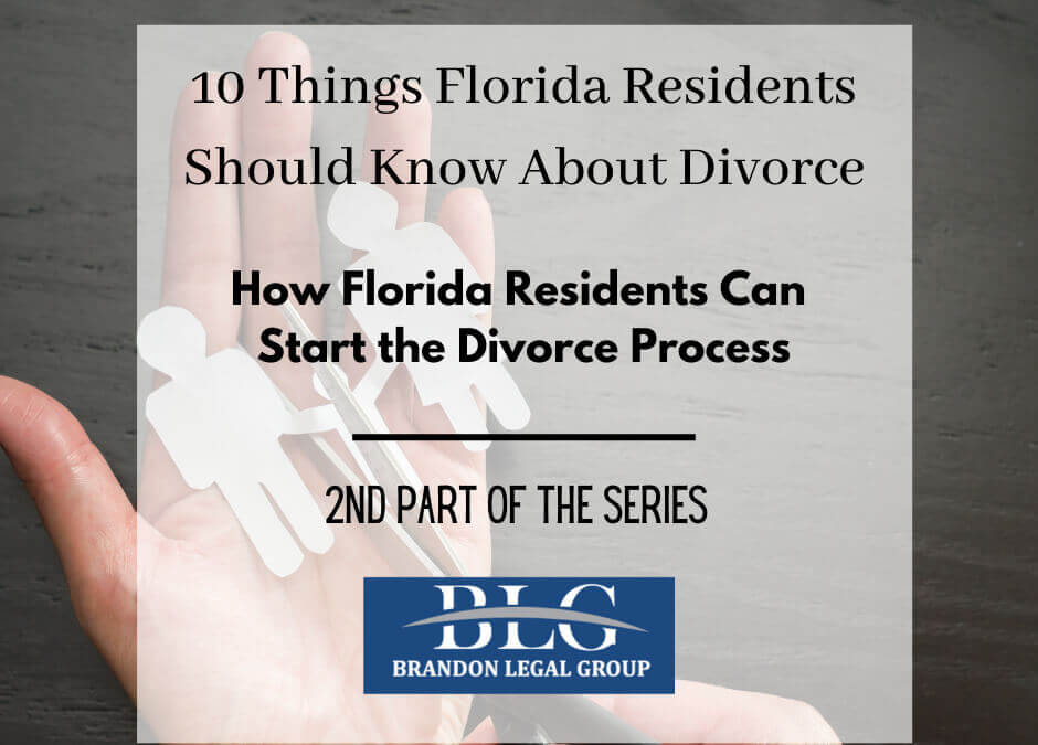 How Florida Residents Can Start the Divorce Process