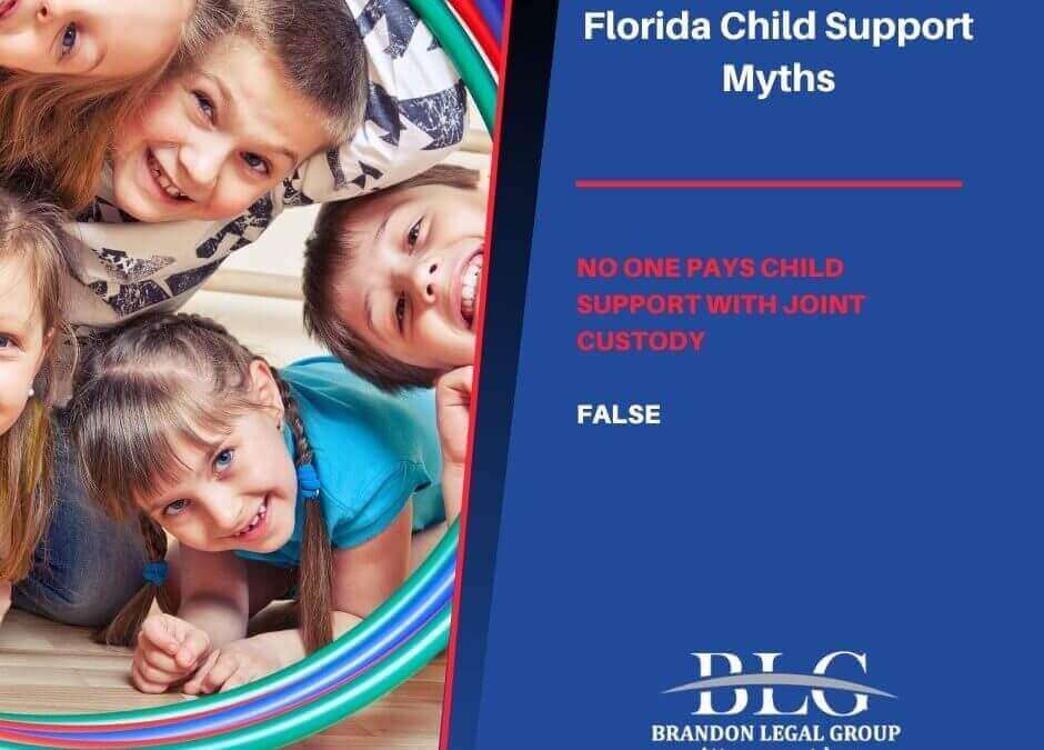 Child Support Myths – No One Pays Child Support with Joint Custody