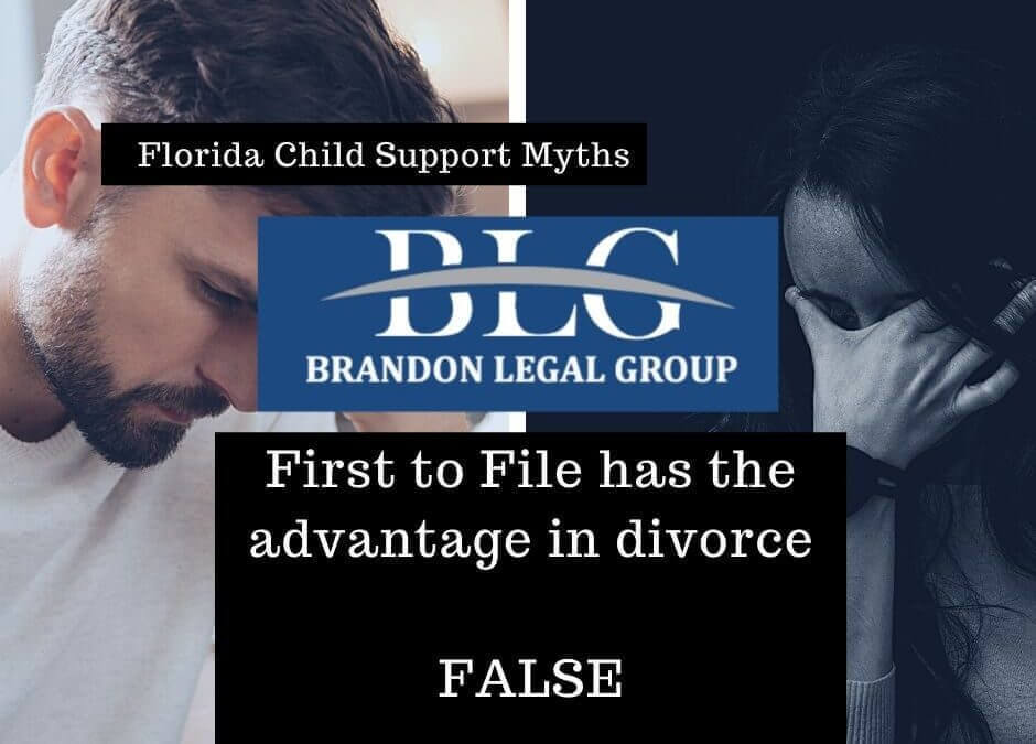 Myth #1 – First to File Has the Advantage in Divorce