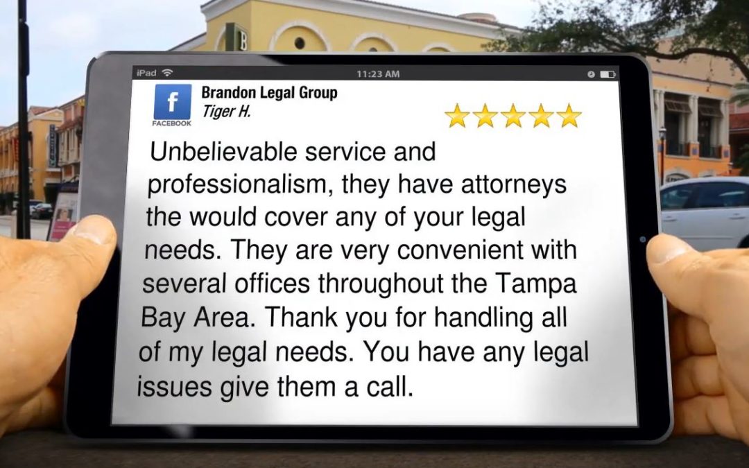 Brandon Legal Group – Impressive 5 Star Review by Tiger H